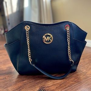 Michael Kors jet set large logo tote bag